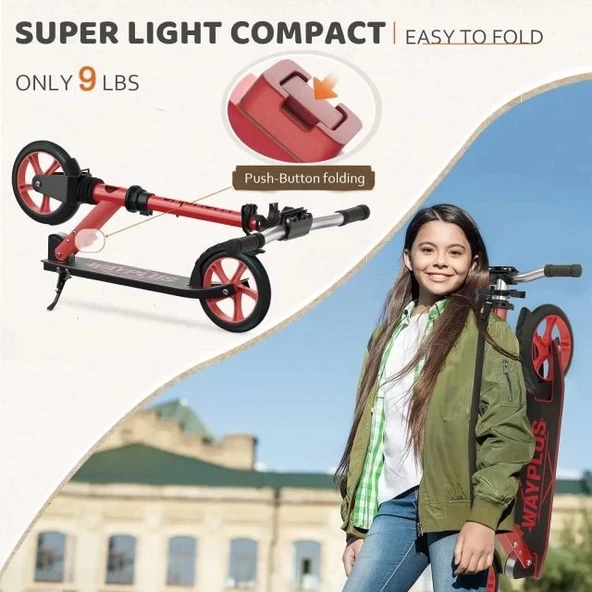 WAYPLUS Kick Scooter 6 Yaş ve Üzeri - 3