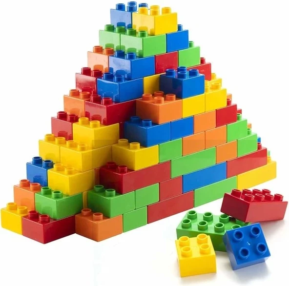 PREXTEX 3+ Çocuk Mega Blok Yapı Taşları Oyuncak 150 Pieces