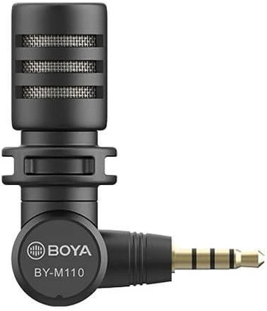 Boya BY-M110 Kompakt 3.5 mm Telefon Mikrofonu Outlet