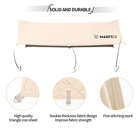MADFOX OEM 4*3 M GÜNEŞ VE RÜZGAR KORUMALI TARP - 2