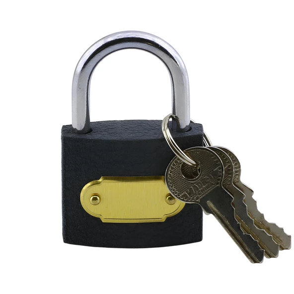 Asma Kilit 50 mm 3 Anahtarlı Halka İşyeri Kepenk Kapı Sandık Kilidi Gri Renk Tosba Kilit - 4