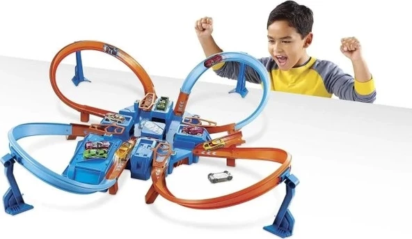 Hot Wheels Oyuncak Araba Palet Seti, Criss Cross Crash - 3