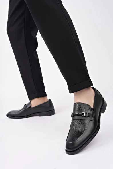 Muggo BONDY Hakiki Deri Klasik Günlük Ortopedik Erkek Ayakkabı - 12