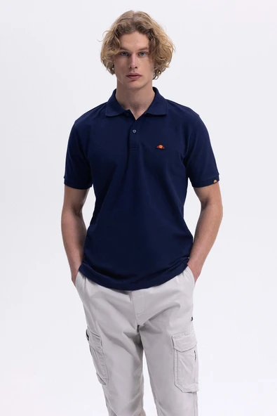 Ellesse Erkek Polo Yaka Lacivert Tişört EM460 - 3