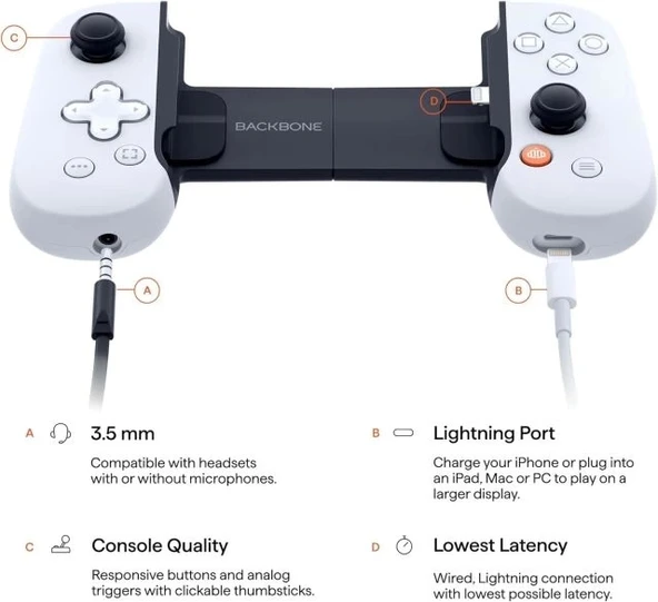 Sony Backbone One Mobile Oyun Controller For iPhone [playstation Edition] - 3
