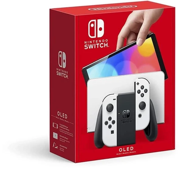 Nintendo Switch – OLED Model Joy-Con Beyaz Konsol - 10