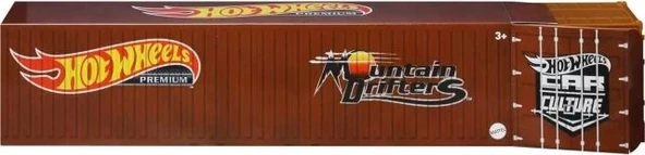 Hot Wheels Araba Kültürü Dağ Sürücüleri Tasarım Konteyner Seti - 6