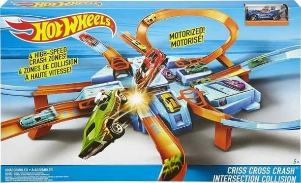 Hot Wheels Oyuncak Araba Palet Seti, Criss Cross Crash - 6