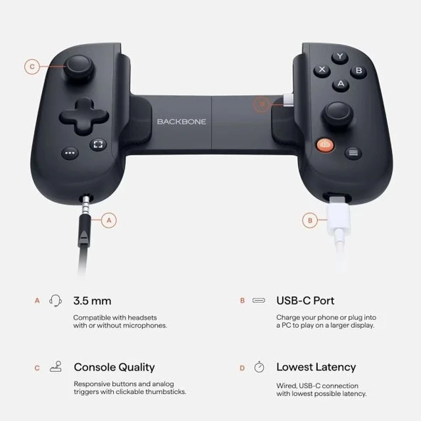 Sony Backbone One Mobile Oyun Controller For iPhone [playstation Edition] - 2
