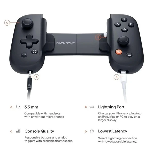 Sony Backbone One Mobile Oyun Controller For iPhone [playstation Edition] - 2
