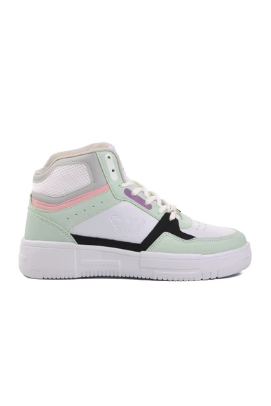 Walkway Beyaz-Su Yeşili  Unisex Hi Sneaker Berry Hı G