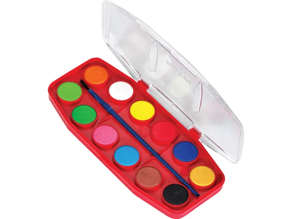 Fatih 12'li Sulu Boya Karton Kutu - F12 / FA00901SB12RBS ürün görseli