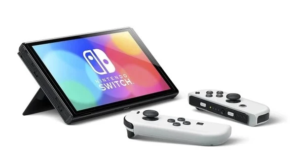 Nintendo Switch – OLED Model Joy-Con Beyaz Konsol - 4
