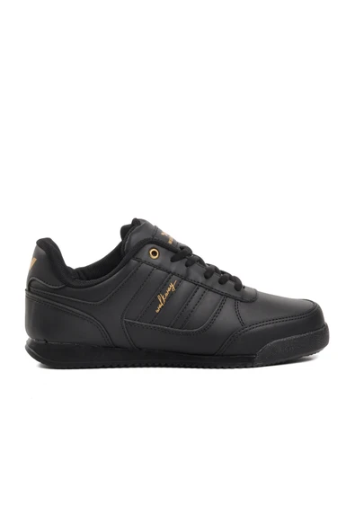 Walkway Siyah-Altın  Unisex Sneaker Effective PU G