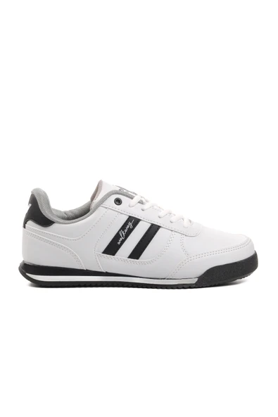 Walkway Beyaz-Siyah  Unisex Sneaker Effective PU G