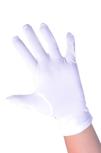 Single Sword Unisex Bando Garson Pandomim Gösteri Merasim Tören Eldiveni - 3