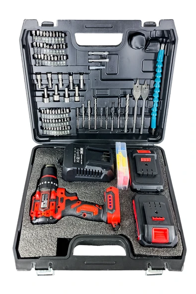 DAFLONG ÖZEL SERİ  84 PARÇA KÖMÜRSÜZ GÜCLENDİRİLMİŞ MOTOR DARBELİ ŞARJLI MATKAP - 3