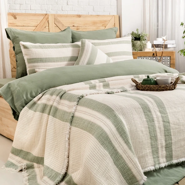 Schafer Home Enza Çeyiz Seti 8 Parça-Yeşil - 2