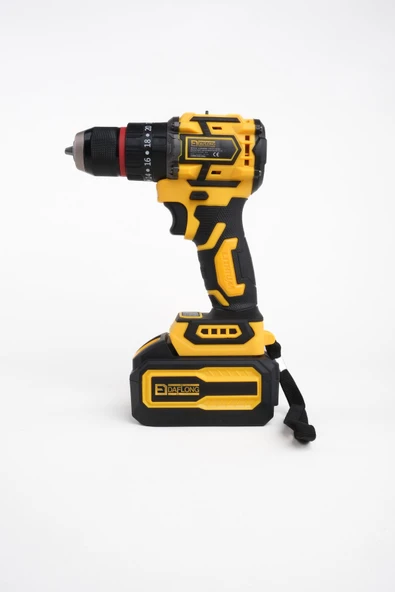 DAFLONG ÖZEL SERİ 84 PARÇA KÖMÜRSÜZ GÜCLENDİRİLMİŞ MOTOR DARBELİ ŞARJLI MATKAP-SRI - 3