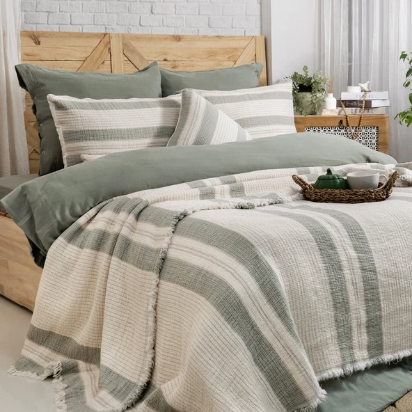 Schafer Home Enza Çeyiz Seti 8 Parça-Yeşil - 10