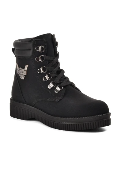 Walkway Siyah-Zümrüt Kız Çocuk Bot Parpat F - 3