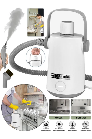 DAFLONG E- Tech Series Profesyonel Buharlı Temizleyici Buharlı Temizlik Makinesi-BYZ