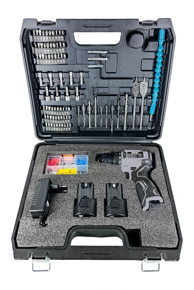 DAFLONG PRO ÖZEL SERİ 84 PARÇA KÖMÜRSÜZ GÜÇLENDİRİLMİŞ MOTOR ŞARJLI ARMUT BATARYA MATKAP - 3