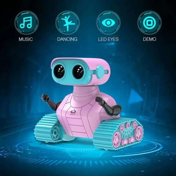 Allcele Şarj Edilebilir Robot Oyuncak Pink Blue Standard