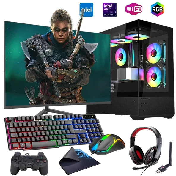 i5 14400F 16GB DDR4 1TB m2 12GB ARC B580 27" 165Hz Monitörlü Oyun Bilgisayarı (Gaming SET) ürün görseli