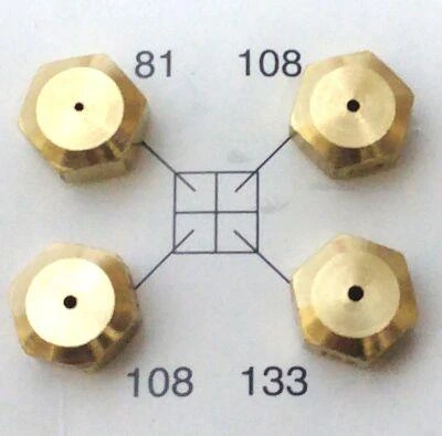4lü Takım Doğalgazlı Ocak Memesi Arçelik Beko Uyumlu Doğalgaz Ng Enjektörü Seti