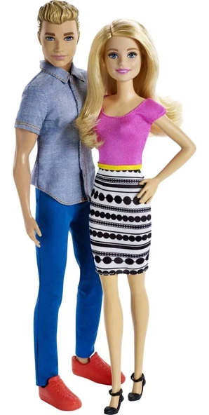 Barbie ve Ken Bebek Bir Arada! Doll 2-Pack