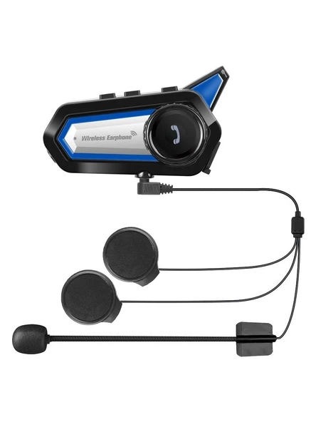 Bt31 Yeni Sürüm 1.000 Mah Batarya Intercom Motor Kurye Kask Kulaklık 5.0 Bluetooth - 2