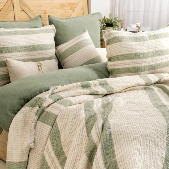 Schafer Home Enza Çeyiz Seti 8 Parça-Yeşil - 5