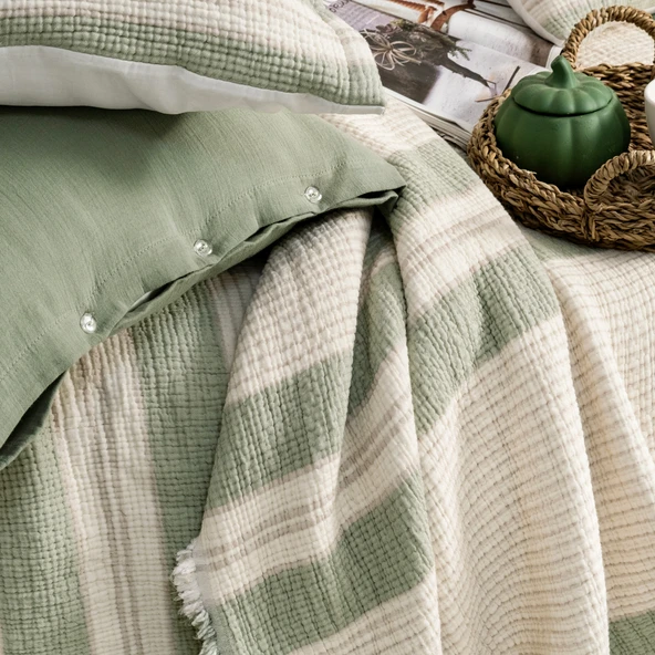 Schafer Home Enza Çeyiz Seti 8 Parça-Yeşil - 8