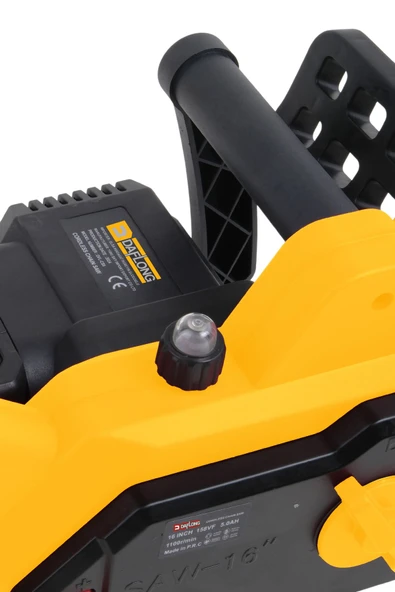 DAFLONG 4 Bataryali 2 Adet Şarj Cihazli Otomatik Yağlamali 16inch Yeni Nesil Odun Kesme 10 PİLLİ - 2