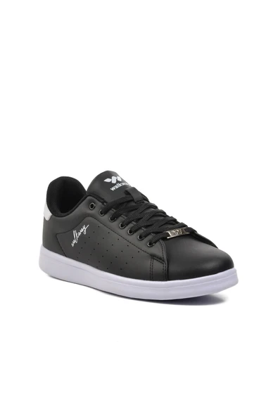 Walkway Siyah Beyaz Erkek Spor Ayakkabı Stan 041 M - 3