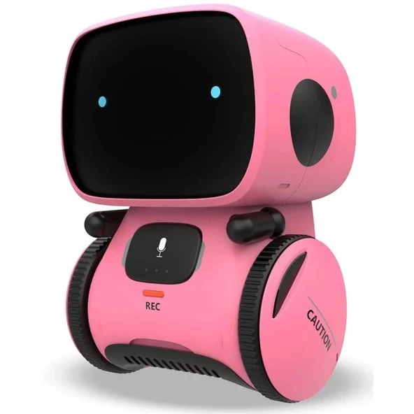 KaeKid Dokunmatik Sensörlü İnteraktif Akıllı Robot Pembe