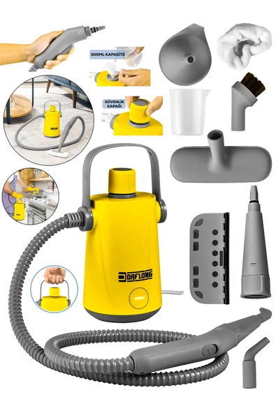 DAFLONG E- Tech Series Profesyonel Buharlı Temizleyici Buharlı Temizlik Makinesi-SRI