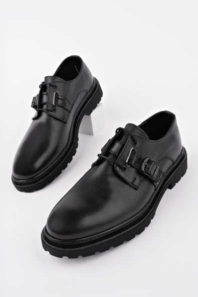 Muggo PRAG Bağcıklı Hakiki Deri Erkek Günlük Casual Ayakkabı - 8