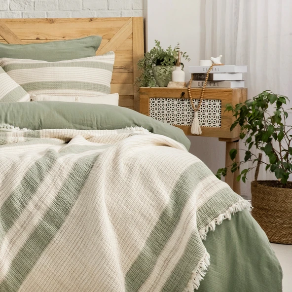 Schafer Home Enza Çeyiz Seti 8 Parça-Yeşil - 4