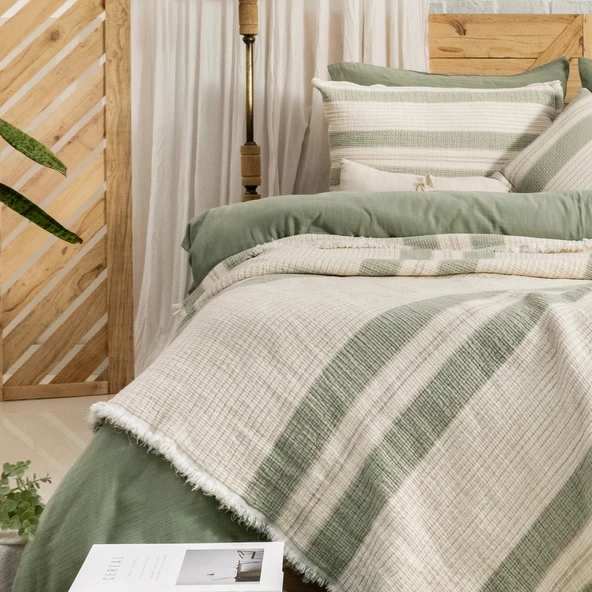 Schafer Home Enza Çeyiz Seti 8 Parça-Yeşil - 3