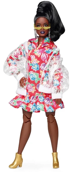 Barbie BMR1959 Bebek Vinil Ceket ve Kapşonlu Elbise Multi Color