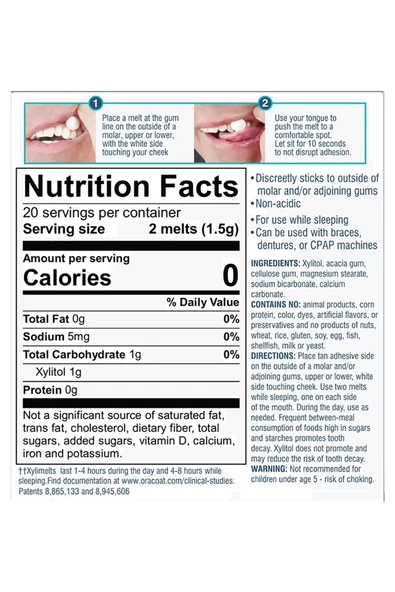 OraCoat XyliMelts Slightly Sweet 40 Tablet - 2