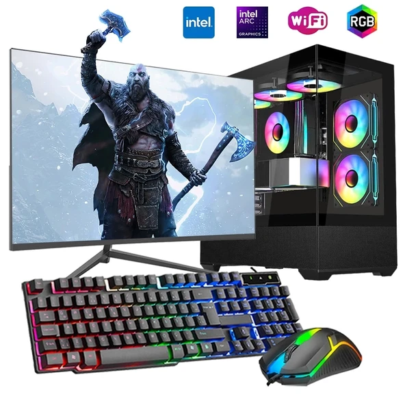 i7 14700F 16GB DDR4 1TB m2 12GB ARC B580 24" Monitörlü Oyun Bilgisayarı ürün görseli