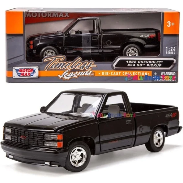 Motormax 1992 Chevy 454SS Pikap Pres Döküm Model Araba