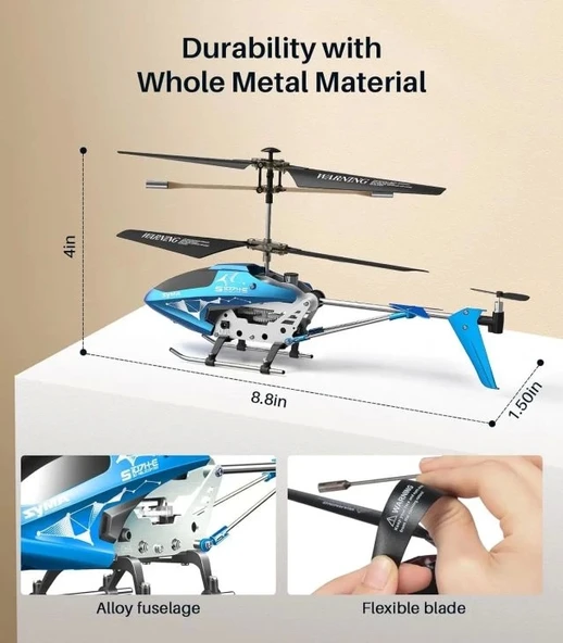 S107H-E Uzaktan Kumandalı Helikopter - 4