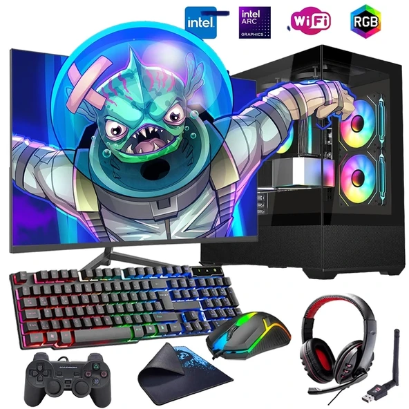 i7 14700F 16GB DDR4 1TB m2 12GB ARC B580 24" Monitörlü Oyun Bilgisayarı (Gaming SET) ürün görseli