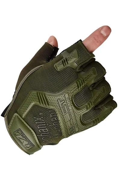 Mechanix Yarım Parmak Eldiven- Taktik Destekli Kadın&Erkek unisex Eldiven - 5