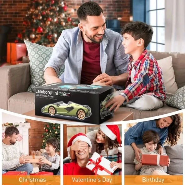 Miebely Lamborghini 1:12 Ölçekli Uzaktan Kumandalı Araba - 7