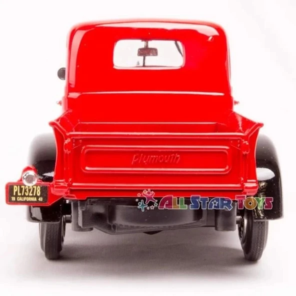 Motormax American Klasik 1941 Plymouth Pikap Pres Döküm Model Araba - 5